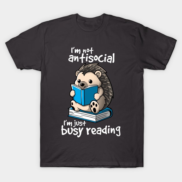 Antisocial hedgehog T-Shirt by NemiMakeit